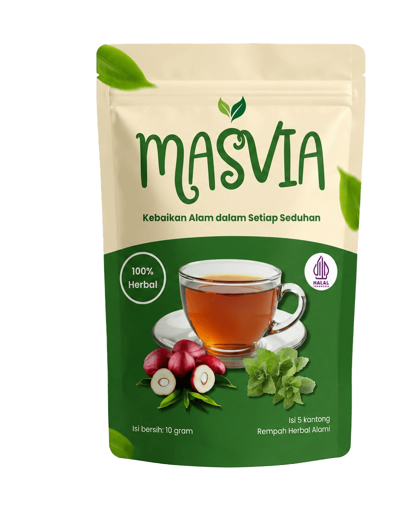 Kemasan Jamu Celup Masvia